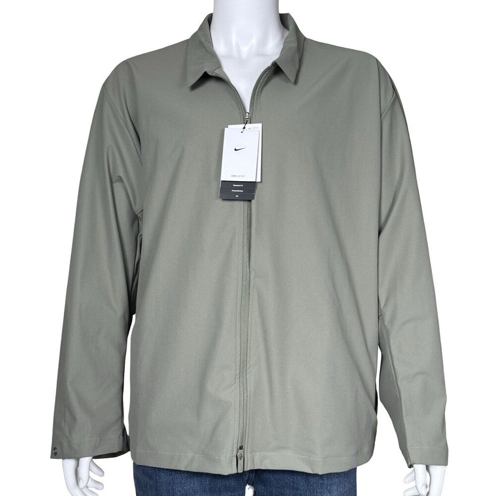 Nike 24.7 PerfectStretch Mens Size 3XL Jacket Windbreaker Dri-FIT UPF Green